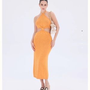 ***BRAND NEW WITH TAGS🏷 ** CULT GAIA Cameron Knit Dress in Color MARIGOLD